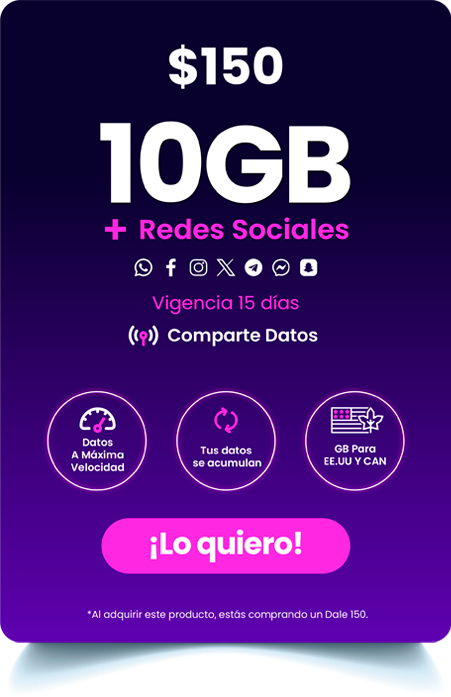 Paquete Dale 150